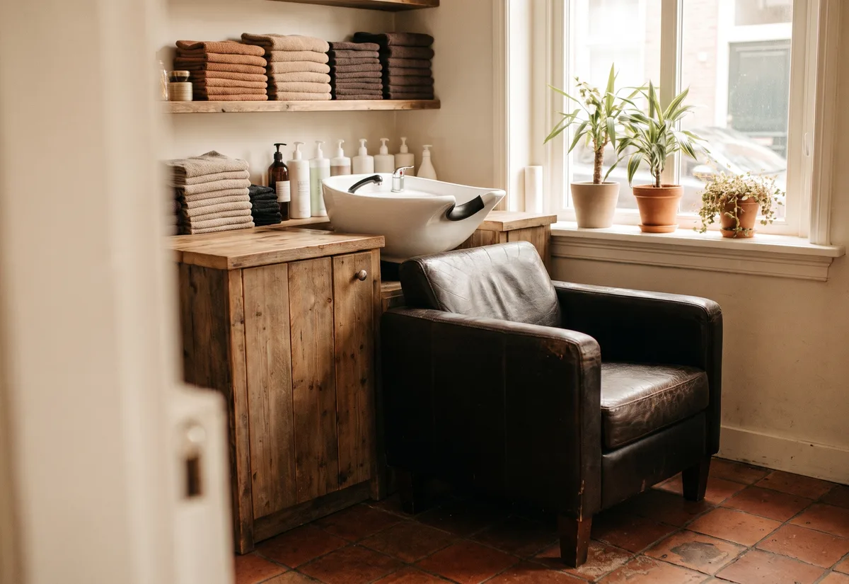 Wasplek bij Salon Veerhout in Zwolle
